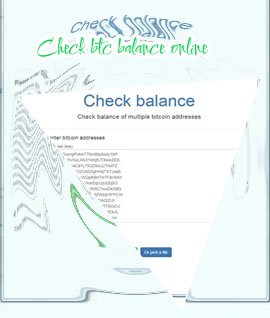 Btc balance check