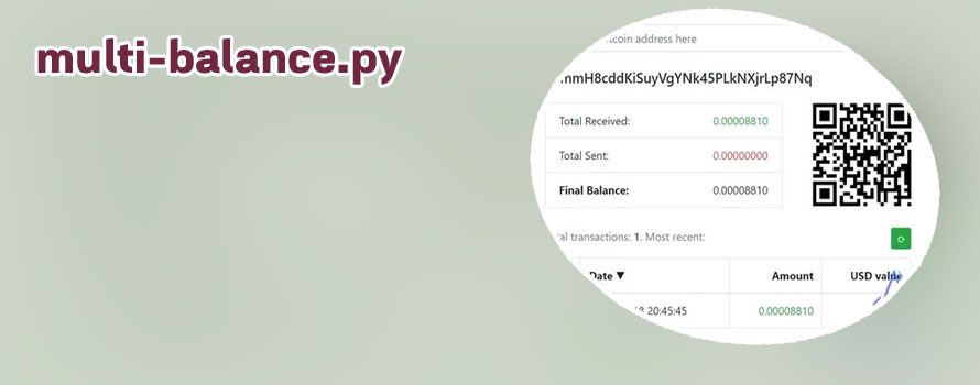 Check btc balance